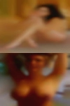 Nude woman blonde blue